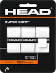 Head Super Comp Overgrip Бял 3броя