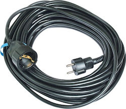 Extension Cable Cord 3 x 1.5mm²/15m Black