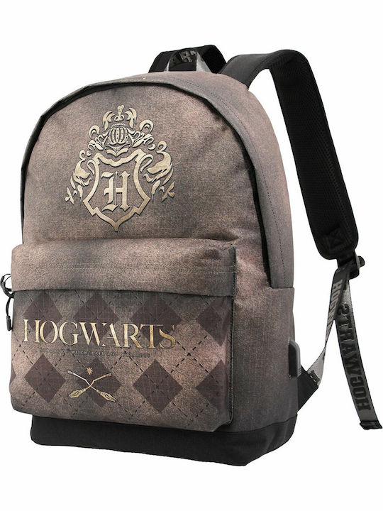 Karactermania Harry Potter Hogwarts Anpassbar Schulranzen Rucksack Junior High-High School Gray