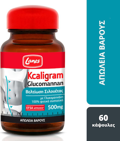 Lanes Kcaligram Glucomannan 60 caps