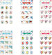 Group Operation 3D Shape Sequins Stickers (Multi) (Μiscellaneous Designs)