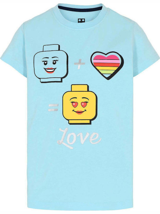 Kids' T-shirt Light Blue Little Love