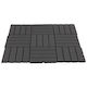 Outsunny Plastic Garden Decking Board 30x30cm 9pcs