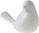 HFA Decorative Bird made of Ceramic Mignon Sparrow in White 14cm 1pcs