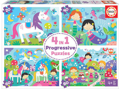 Kinderpuzzle Fantasy Friends für 4++ Jahre 200pcs Educa