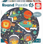 Kids Puzzle Round The Space for 3++ Years 28pcs Educa