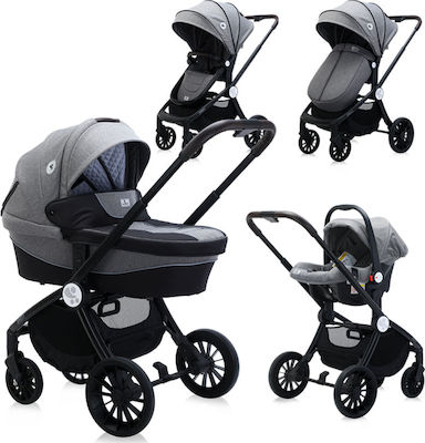 Lorelli Πολυκαρότσι Ramona 3 in 1 Steel Grey