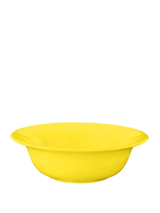 Kutahya Porselen Ceramic Serving Bowl Yellow with Diameter 15εκ. 12pcs