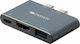 Canyon USB-C Docking Station with HDMI 4K PD Silver (CNS-TDS01DG)