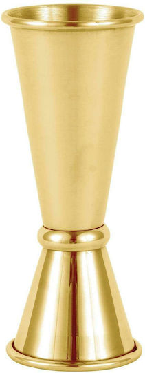 Bar Professional Doppelter Bar Spirit Maße mit Kapazität 25/50ml Gold