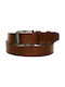 Men's Belt made of Genuine Leather of Excellent Quality 3,5cm Greek Made in Taba