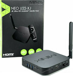 Minix TV Box Neo U22-XJ 4K UHD με WiFi 4GB RAM και 64GB Αποθηκευτικό Χώρο με Λειτουργικό Android 9.0 + Minix A2 v2.0