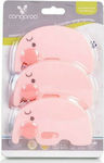 Cangaroo Henry Προστατευτικά για Ντουλάπια & Συρτάρια με Αυτοκόλλητο από Πλαστικό σε Ροζ Χρώμα 3τμχ