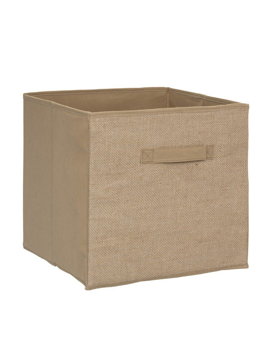 Atmosphera Stoff Aufbewahrungsbox Beige 31x31x31cm 1Stück