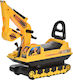 HomCom Ride On Excavator Yellow