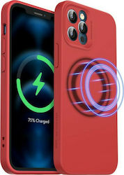 ESR Cloud Umschlag Rückseite Silikon Rot (iPhon...