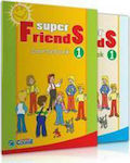 Super Friends 1, Basispaket: Kursbuch, Aktivität, I-book, Aufkleber