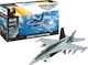 Revell Top Gun Maverick's F/A-18E Super Hornet Modeling Figure Airplane Black 161 Pieces in Scale 1:48