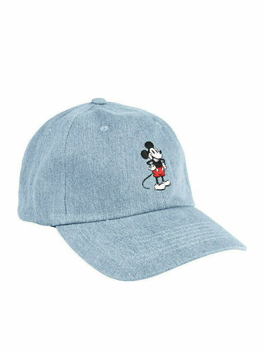 Cerda Παιδικό Καπέλο Jockey Υφασμάτινο Mickey Mouse Γκρι