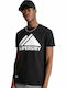 Superdry Herren Sport T-Shirt Kurzarm Schwarz