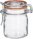 Atmosphera Vase General Use with Airtight Lid Glass Transparent 150ml