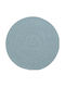 Atmosphera Platzdeckchen Rund Stoff Blau 38cm 1Stück