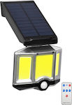 GloboStar Waterproof Solar LED Floodlight 20W Cold White 6000K with Motion Sensor IP65