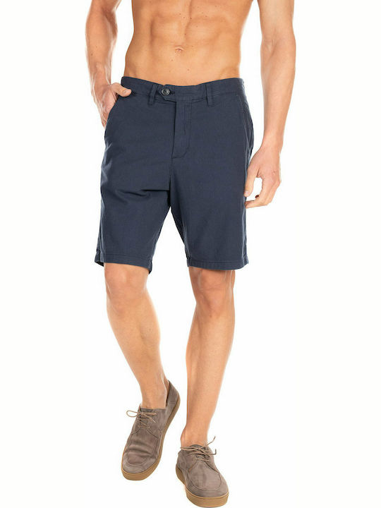 Selected Men's Shorts Chino Navy Blue