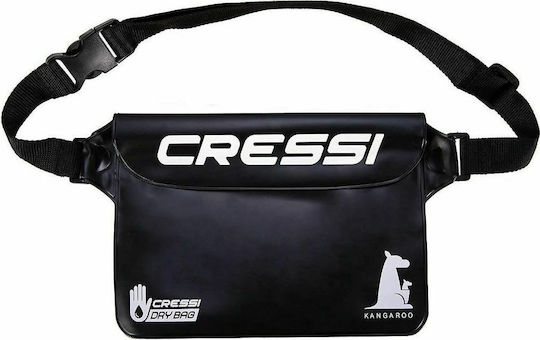 CressiSub Kangaroo Dry Pounch Waist Bag Black