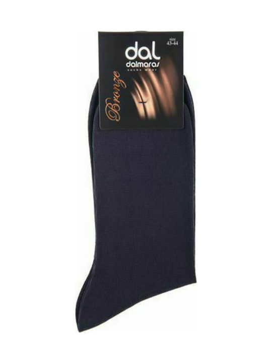 Dal 32 Men's Solid Color Socks Dark Grey