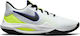 Nike Precision 5 Low Basketball Shoes White / Black / Barely Volt / Volt