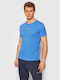Calvin Klein Herren T-Shirt Kurzarm Blau