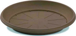 Plastona 247 Round Plate Pot Spicy Brown 44x44cm