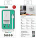 Xipin Φορτιστής με 2 Θύρες USB-A και Καλώδιο micro USB Λευκός (EU-10T)