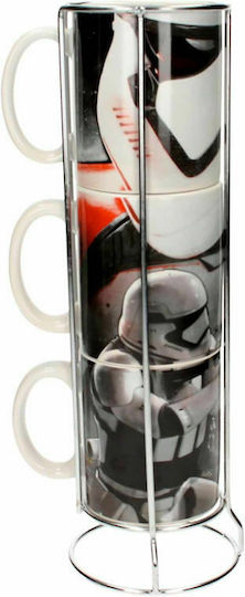 Sd Toys Star Wars: Stormtrooper Чаша Керамично Многоцветна 3бр