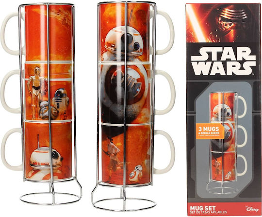 Sd Toys Star Wars: The Force Awakens - BB-8 Чаша Керамично Многоцветна 3бр