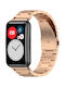 Λουράκι Μεταλλικό Ροζ Χρυσό (Huawei Watch Fit)