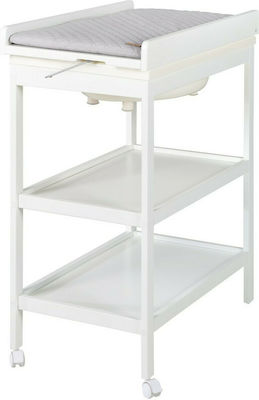 Polihome Missi Baby Bath with Changing Table White