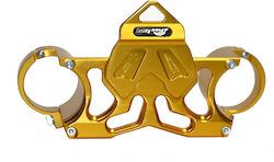 Apido Motorcycle Handlebar Bridge Fork Bridge for Yamaha Crypton-X 135 Gold 16933017