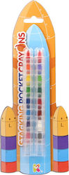 Keycraft Stacking Rocket Crayons 12τμχ