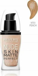 Revers Cosmetics Nude Skin Matte Perfect 51 Peach 30ml