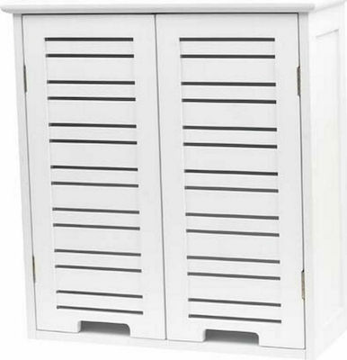 Eurocasa Bathroom Cabinet L52xD22xH55cm White