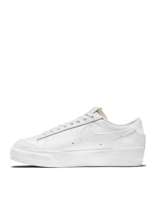 Nike Blazer Low Дамски Флатформи Маратонки Бял