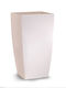 Atmosphera Tetra Саксия Пластмаса Бял Със стойка 36x36x66εκ.