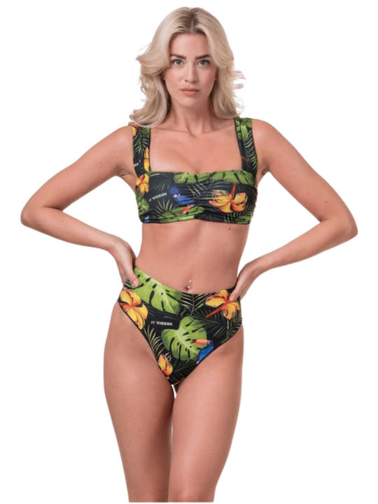 NEBBIA Top de bikini High-Energy 553 Jungle Green