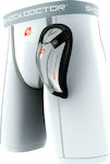 Σπασουάρ Shock Doctor Power Compression Shorts With Bio-Flex Cup White