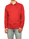 U.S. Polo Assn. Men's Long Sleeve Blouse Polo Red