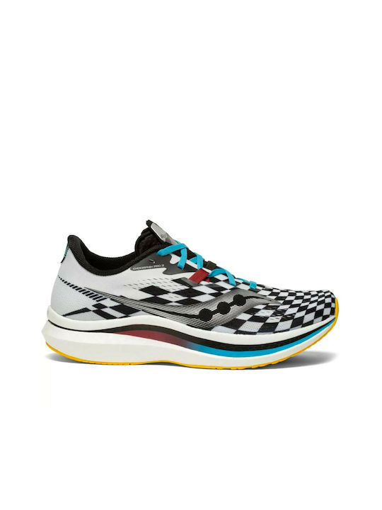 Saucony Endorphin Pro 2 Ανδρικά Αθλητικά Παπούτσια Running Πολύχρωμα
