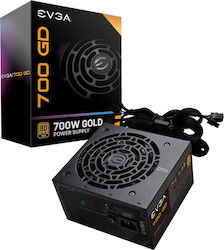 EVGA 700 GD 700W Black Computer Power Supply Full Wired 80 Plus Gold