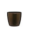 Atmosphera Roto Brill Pflanzentopf Kunststoff Bronze 16x16x14,5cm